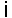 Dot over I