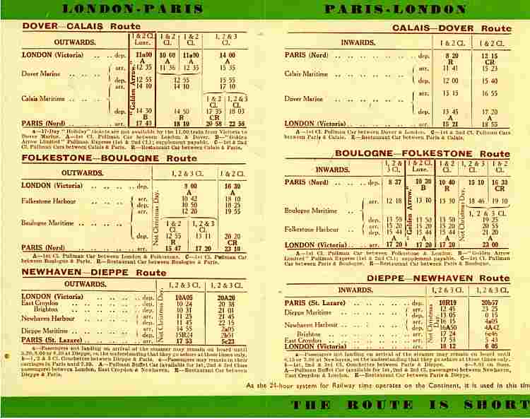 timetables