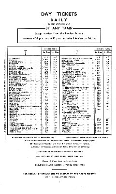 Excursions from London by Trains