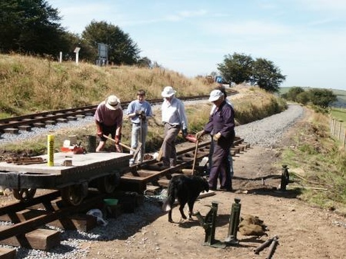 Track laying