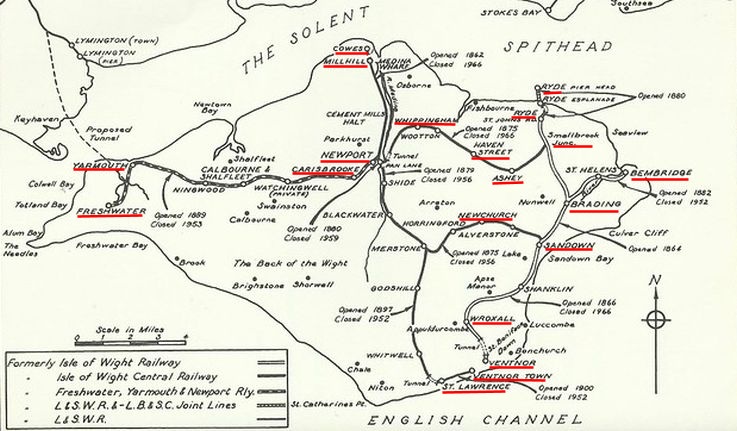 IoW map